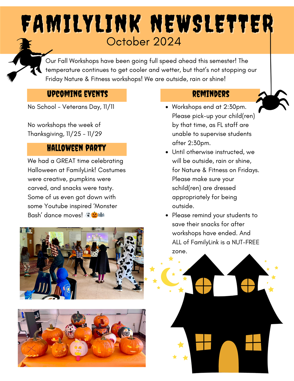 FamilyLink October 2024 Newsletter